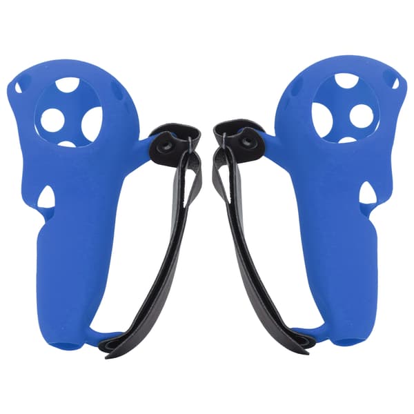 stk. Blå Silikone Touch Controller Grip Covers med Knæstropper til Meta Quest Pro{bt)