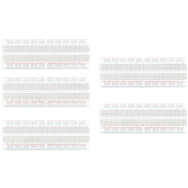 5 pcs 830 points soldering circuit board prototyping board