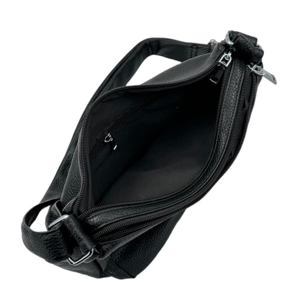 Skulderveske, mange rom [BT} Black