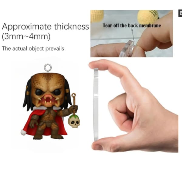 Kpop Devil Hunter Akryl Juletræs Ornament Julekalender