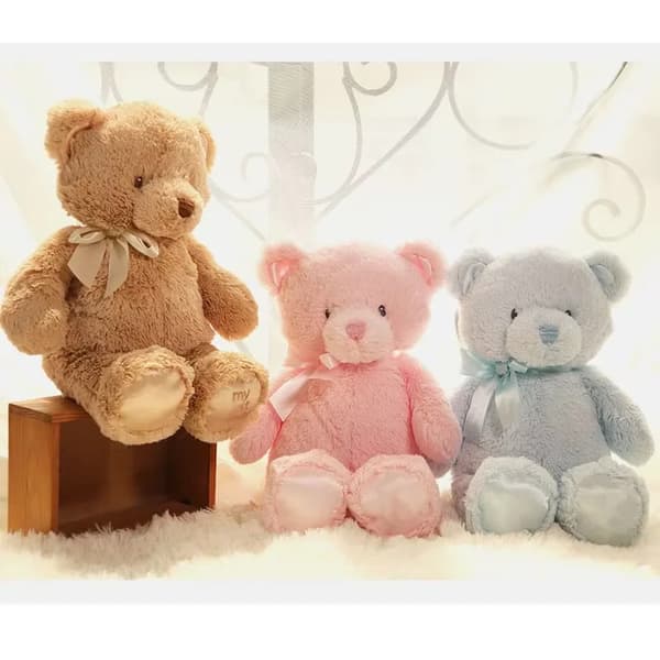 Fargerik bamse plysjleketøy - 28 cm kosedyrgave til barn, venner og elskere X3