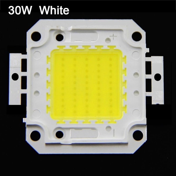 LED-brikkeperler Lampeperler 30W HVIT HVIT - spot salg 30W white