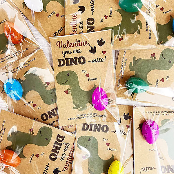 24 stk./pakke Voksende æg klækker Dino æg vokser i vand Dino E Multicolor Multicolored 7.5x11.5
