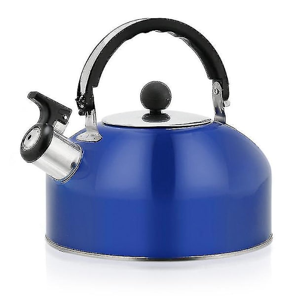 3L Visselvattenkokare i Rostfritt Stål för Induktionshäll, Gashäll, Tekanna, Köksredskap, Chaleira Visselvattenkokare Blå Blue 3L
