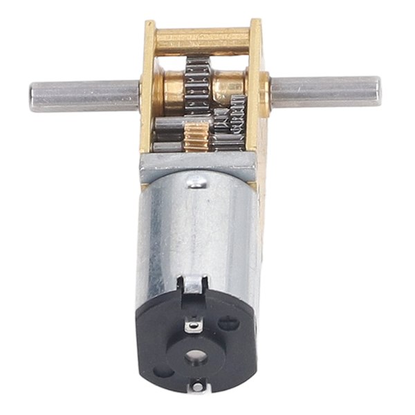 Kaksoisakselinen matovaihdemoottori DC12V 381RPM Mikro DC-vaihdemoottori nopeuden alennuksella