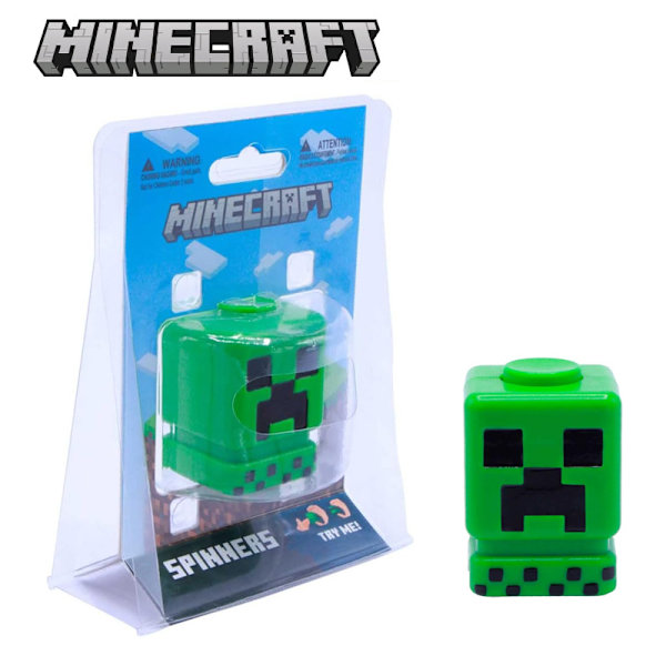 Minecraft Fidget Spinner Stress Relief Legetøj *White Ghost* White Ghost
