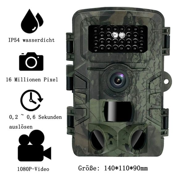 IC Game Camera 2.7 K 20 MP utlösningsområde upp till 35 m med rörelse