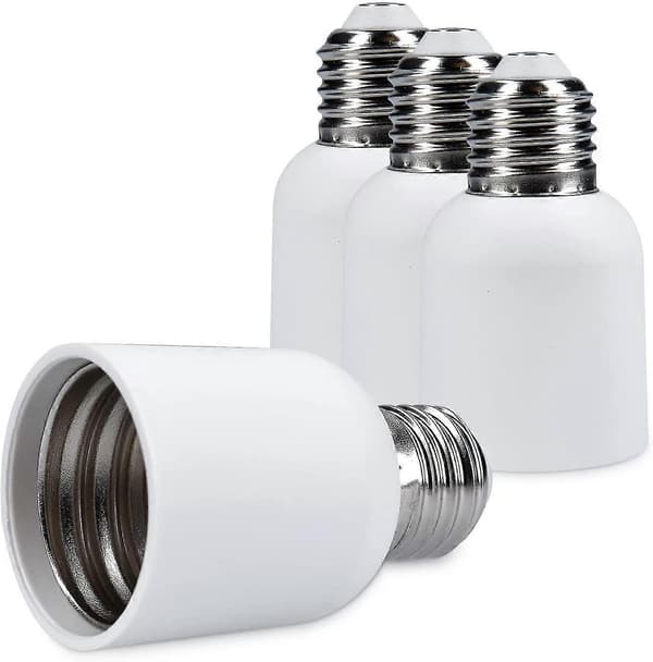 4x Sokkeladapter - E27 til E40 Sokkelkonverter - E40 Base Lampeholderadapter