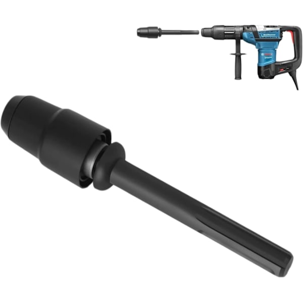 SDS Max til SDS Plus Adapter til Borehammer til SDS Max Borehammer Sort