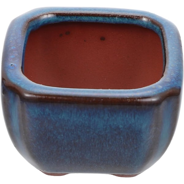 1 stk liten blomsterpotte i lilla sand hjemmedekor miniatyrplanter keramikkplanter