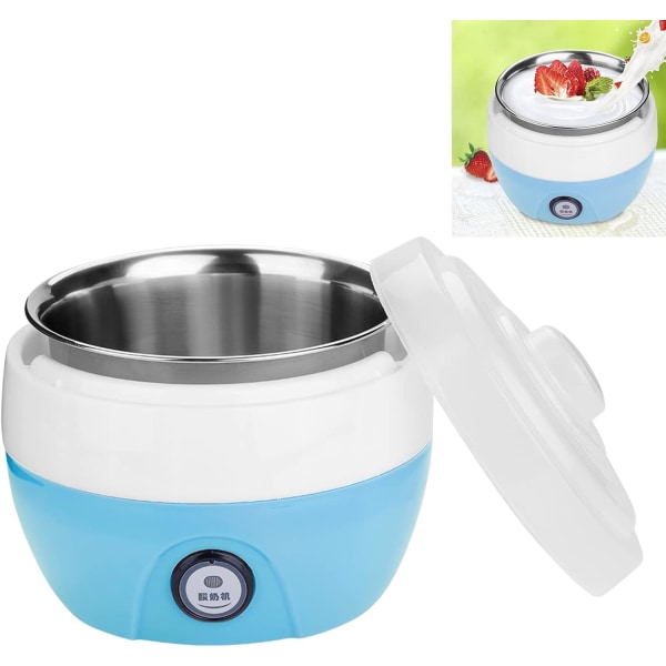 1L Automatisk yoghurtmaskin for husholdninger (blå)