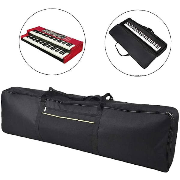 Vadderat bärfodral Elektroniskt bärfodral Fodral Piano 88 Tangenter Univ