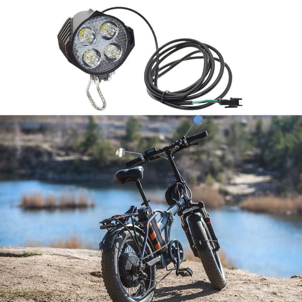1/3 Sykkel LED Frontlykt Sammenleggbare Spotlights Liten 1PCS