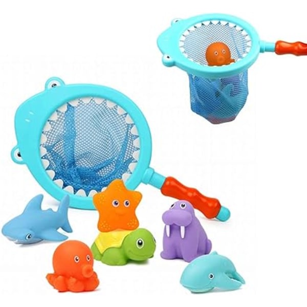 Badelegetøj, 7 dele Baby Svømmebassin legetøj Flydende Anima