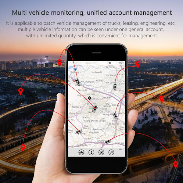 OBDII GPS-tracker til biler Beidou satellit gps biltyveri beskyttelse H