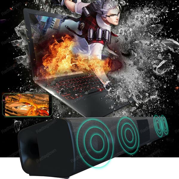 TV Bluetooth Soundbar-högtalare