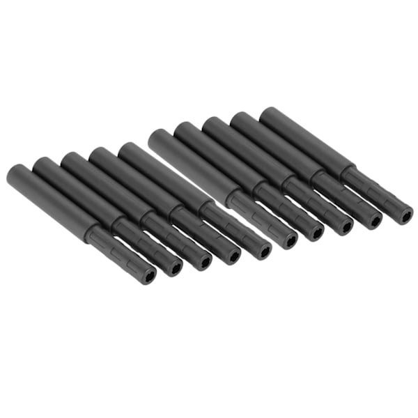 10/5 stk. Golfsæt i kulfiber forlænger stænger Kit Butt Extend 0.49 Graphite 10pcs