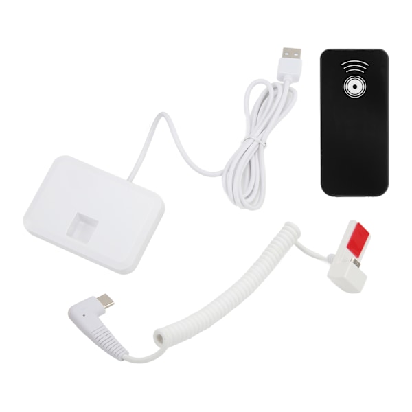 Telefon Anti-Tyveri Stativ Tyverialarm Opladningsfunktion Mobiltelefon Stativ til Forhandler Butik til Android Port