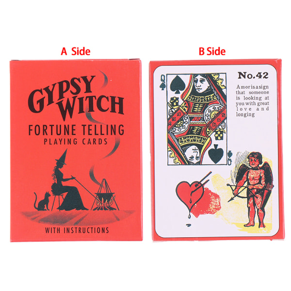 Gypsy Witch Fortune Taling Tarot Oracle Card Prophecy Divinati Multicolor Multicolored one size
