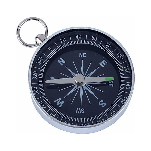 44mm Aluminum Portable Pocket Compass High Accuracy Survival Compass