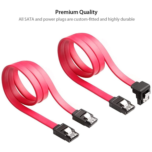 Adapterkit för 2,5\" till 3,5\" hårddiskfack - Konverteringsfack för montering av HDD SSD - IDE 4P hane till 2 SATA 15-stifts hona strömkabel + 2 x