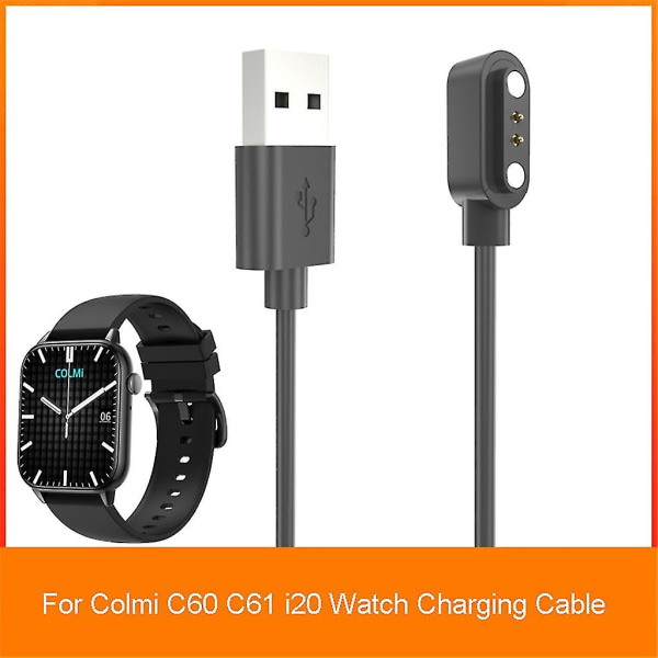 Magnetisk laddare för Colmi C60 C61 I20 USB-laddningskabelhållare