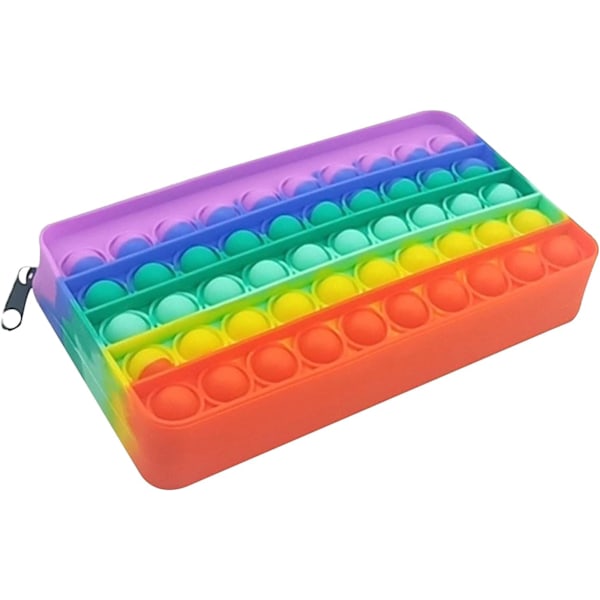 Pennfodral Push Pop Fidget Leksak & Enkel Sensorisk Silikon