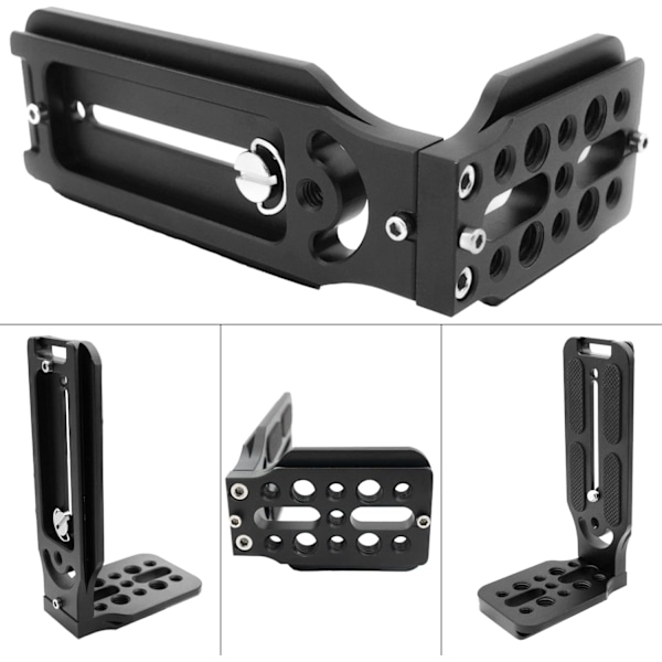 L-fäste Vertikal Plattmontering för Gimbal Stabilisator 1/4'' 3/8'', DSLR-kamera på Videostativ Monopod/3-Axis Handhållen Gimbal Stabilisator[qb]