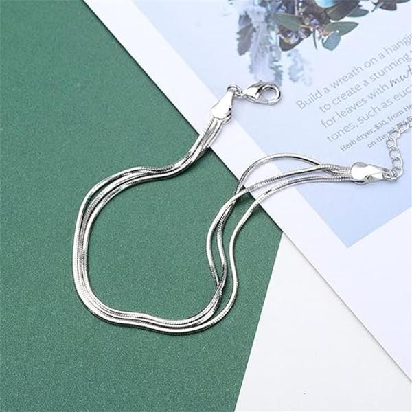 925 Sterling Silver Armband för Kvinnor Tonårsflickor, Kärleks Hjärta Charm Kedja Armband Armband Mode Smycken Gåvor