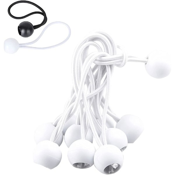 100 bungee-snören med kula, 6 tum fast slang/sladd fast gardin