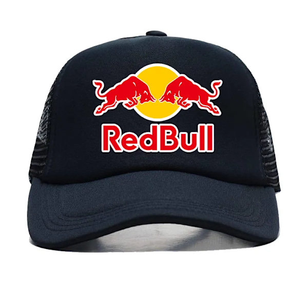 Red Bull Flat Brim Racing Cap Udendørs Sports Solbeskyttelseshat Mænd F