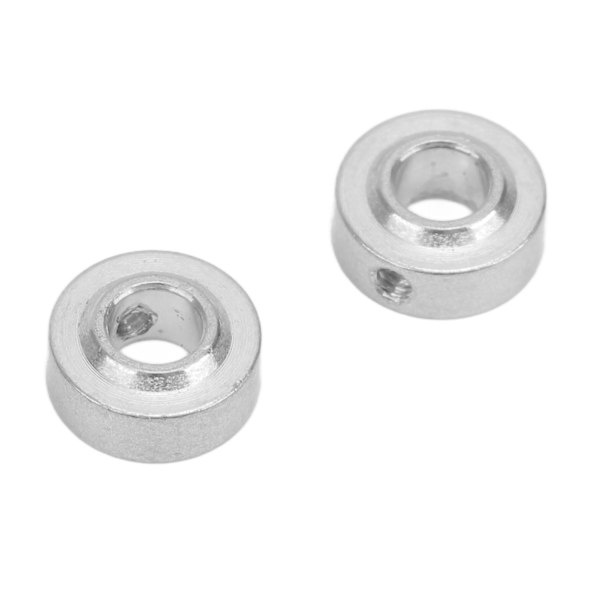 2 st helikopterspindelhållare ring silver helikopter metall fixerad ring för WLtoy K130 K200 fjärrkontrollhelikopter