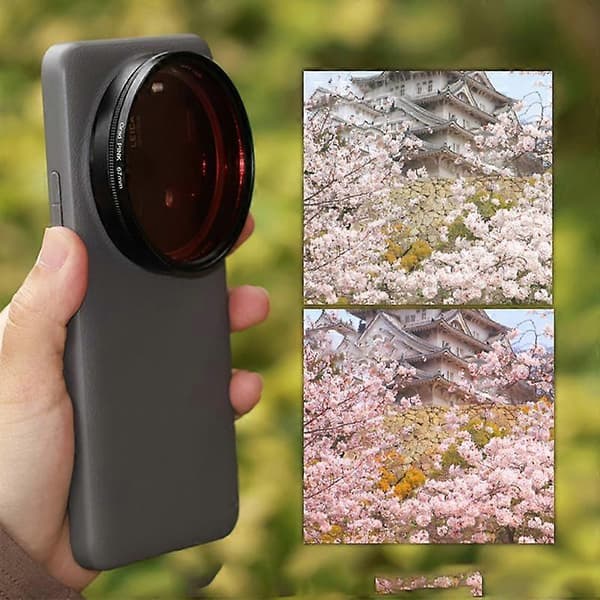 Til Xiaomi 15 Ultra JSR Telefon Linsefilter(h}) Not Specified Gradient Pink