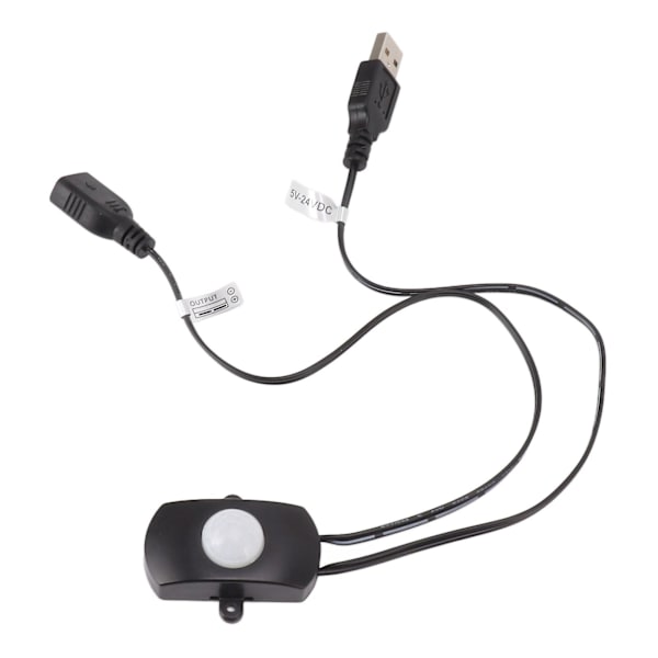 Rörelsesensor PIR-sensor USB Smart Motion Detector Switch för LED-remsa DC 5v till 24v