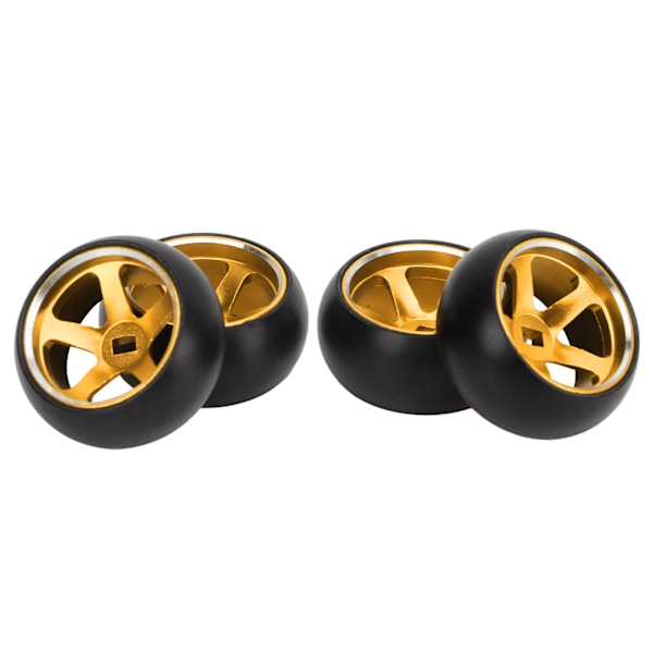 YO 4 st RC-bildäck och fälgar för Wltoys K989 K969 P939 284131 1/28 Fjärrkontrollbil Guld