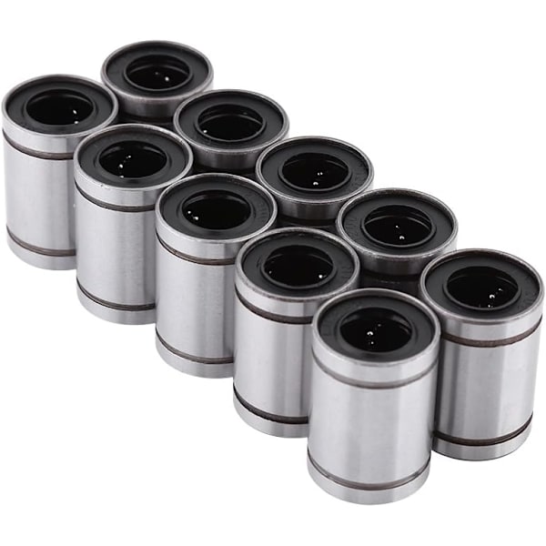 Kugleleje Lineær Rulleleje 10 LM12UU 12mm Lang Lineær Kugleleje Til CNC Dele Til 3D Printer Stang