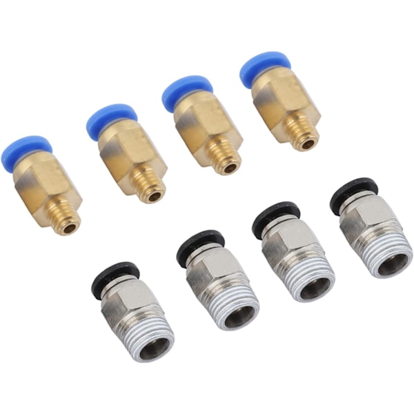 Ptfe-rør Pc4 M6 Quick Fit 2*Ptfe-rør 4*Pc4M6 Quick Fit 4*Pc4M10 lige pneumatisk fitting tryk
