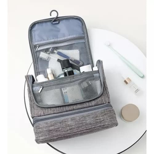 Sminkepung / Toilettmappe - Makeup Bag Grey grå