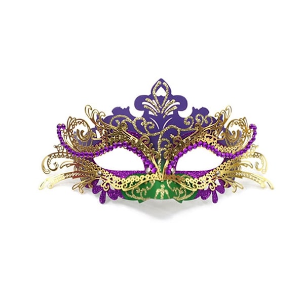 Naamio naamio naisille ja miehille, Venetsian naamio Halloweenille, Mardi Gras -asuille 0.07 5