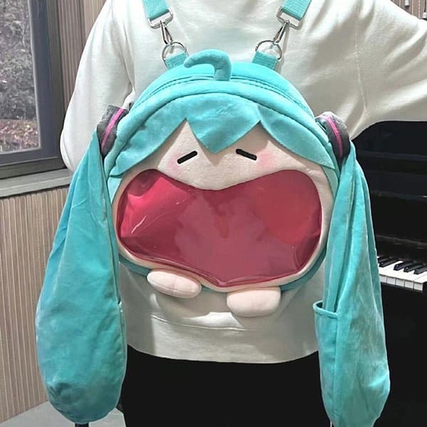 Studentväska Barn Presenter Leksaker Kawaii Hatsune Miku e Anime Girl Pl