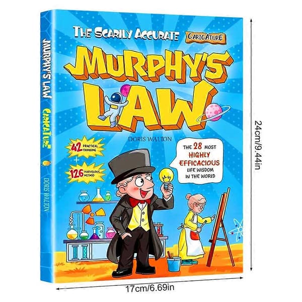 Murphys lag Lärobok 128 sidor Illustrerad pocketbok