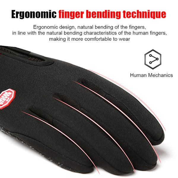 Touch Fleece varme hansker for utendørs sykling D D S