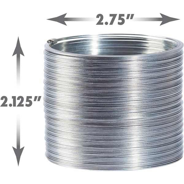 Original Slinky Gående Fjäderleksak, 2,75 tum i Diameter Metall Slinky, Fidget Leksaker
