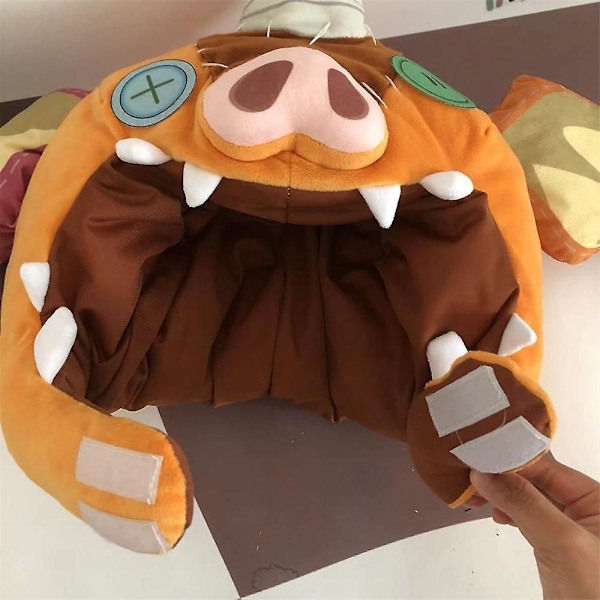 Barn & Vuxna BOTW Bokoblin Mask TOTK Link Gris Plysch Hel Huvud Huvmask Hatt - WELLNGS