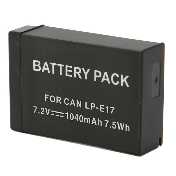 LP E17 Batteri Intelligent Høj Kapacitet 1040mAh Udskiftning til 200D II R10 RP 750D M6mark2 800D 850D 77D 760D M3 M5 ++