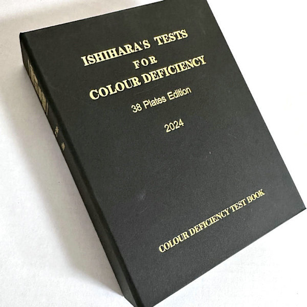 Ishihara Färgblindhetstestbok - 38 Tavlor, Optometri Synprovstavlor för Färgblindhet