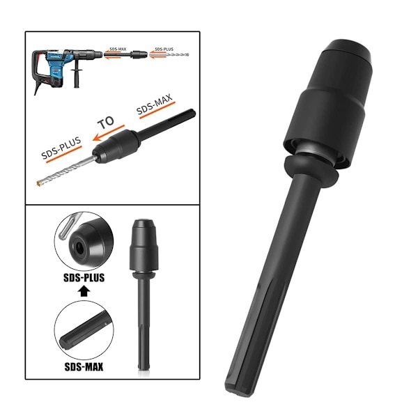 SDS Max til SDS Plus hammeradapter, SDS Max til SDS Plus hurtig boreadapter, hurtig adapterpatronadapter til alle SDS Max bore