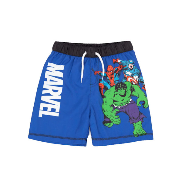 Marvel badshorts för pojkar 6-7 år blå/grön/svart Blå/Grön/Svart Blue/Green/Black 6-7 Years