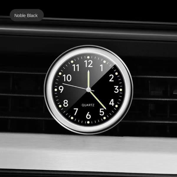 Bilklocka Quartz klocka SVART Black