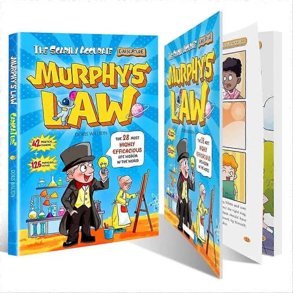 Murphys lag Lärobok 128 sidor Illustrerad pocketbok